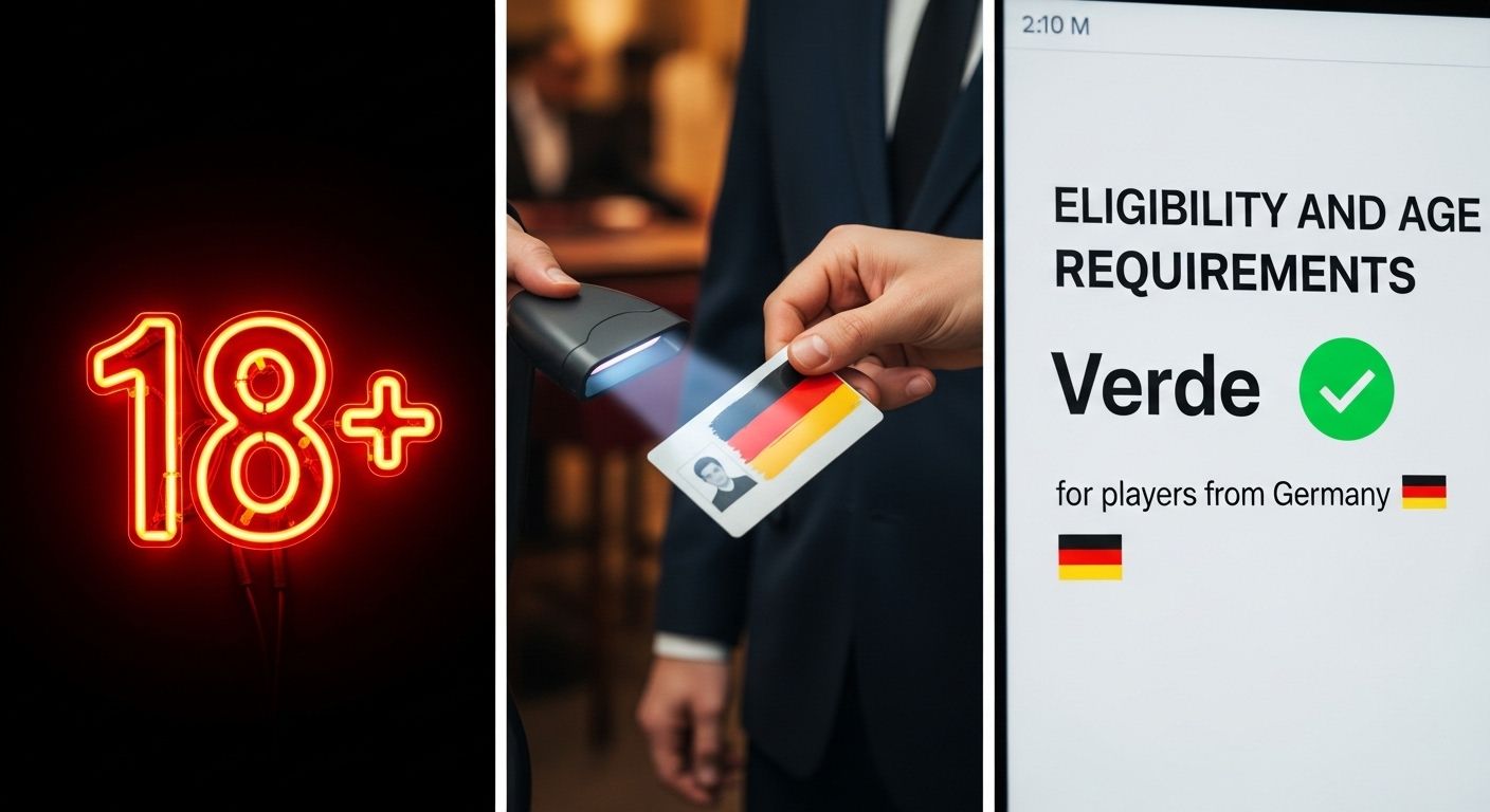 Teilnahmeberechtigung und Altersvoraussetzungen casino account setup